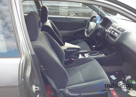 2005 Honda Civic Ex из США, поврежденный, VIN 1HGEM21945L001291